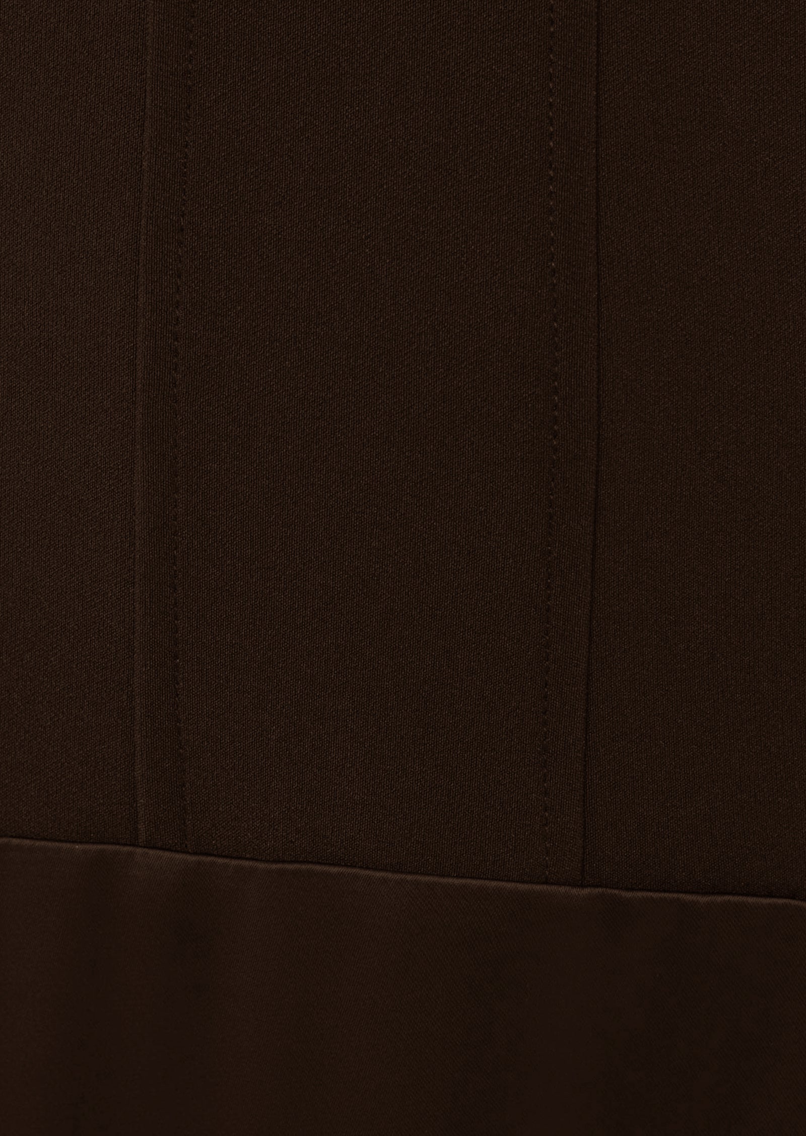 Knitted Satin Maxi Dress in Coffee